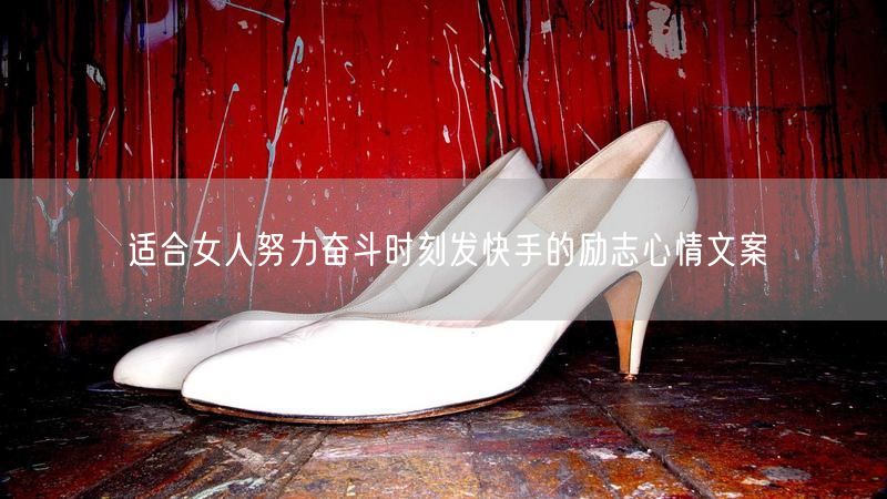 适合女人努力奋斗时刻发快手的励志心情文案