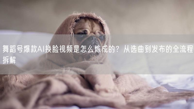 舞蹈号爆款AI换脸视频是怎么炼成的？从选曲到发布的全流程拆解