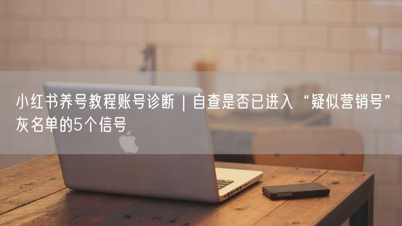 小红书养号教程账号诊断｜自查是否已进入“疑似营销号”灰名单的5个信号
