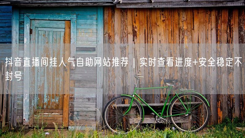 抖音直播间挂人气自助网站推荐｜实时查看进度+安全稳定不封号