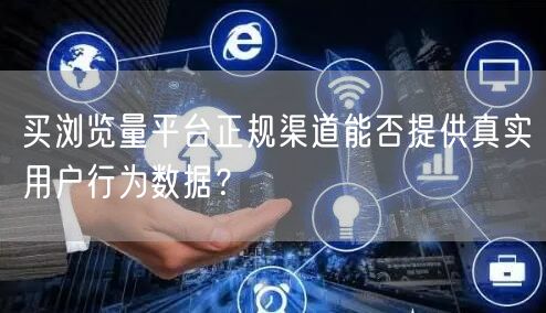买浏览量平台正规渠道能否提供真实用户行为数据？