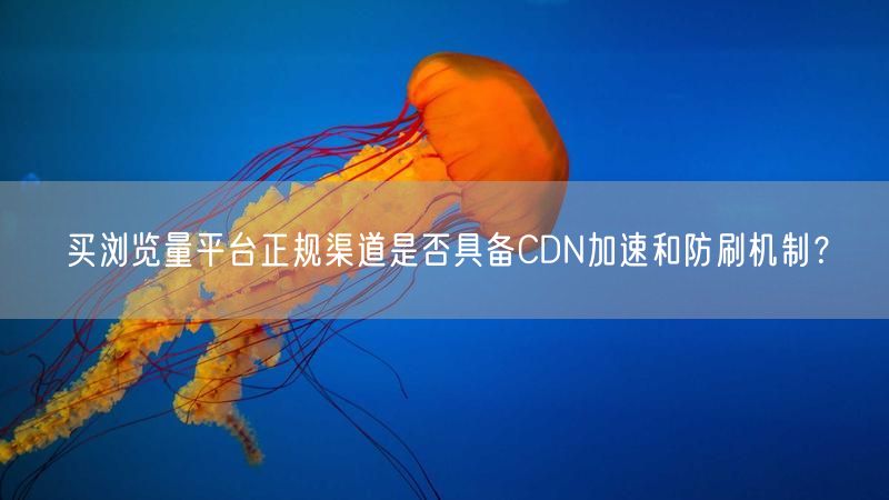 买浏览量平台正规渠道是否具备CDN加速和防刷机制？