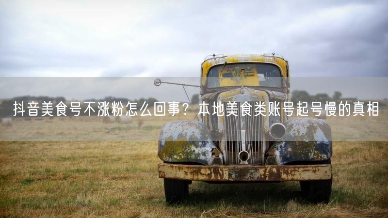 抖音美食号不涨粉怎么回事？本地美食类账号起号慢的真相